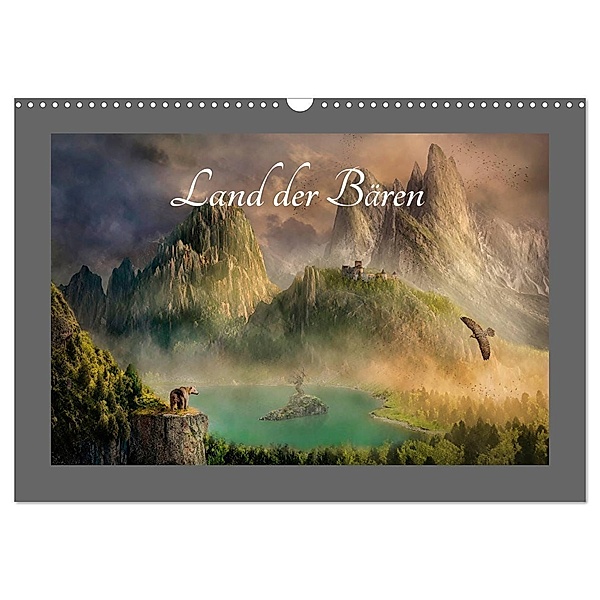 Land der Bären (Wandkalender 2024 DIN A3 quer), CALVENDO Monatskalender, Simone Wunderlich