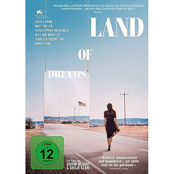 Land of Dreams, Sheila Vand, Matt Dillon, Isabella Rossellini