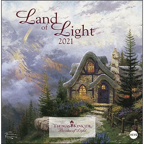 Land of Light Broschurkalender 2021, Thomas Kinkade