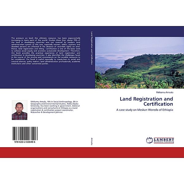 Land Registration and Certification, Melkamu Amsalu