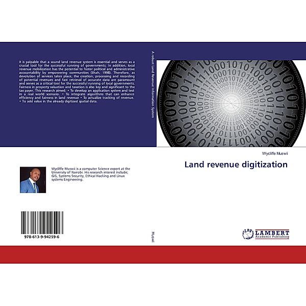 Land revenue digitization, Wycliffe Muswii