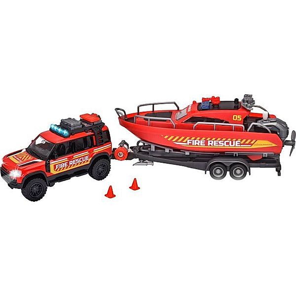 Land Rover Fire Rescue + Boat