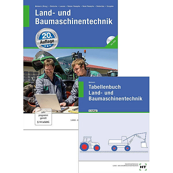 Land- und Baumaschinentechnik / Land- und Baumaschinentechnik, m. DVD-ROM. Tabellenbuch Land- und Baumaschinentechnik, 2 Bde., Stefan Dietsche, Gerd Lausen, Rainer Rempfer, René Dr. Rempfer, Ralf Siebecker, Stefanie Szeguhn