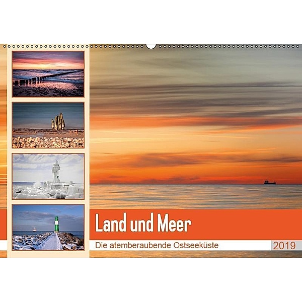 Land und Meer - Die atemberaubende Ostseeküste (Wandkalender 2019 DIN A2 quer), Thomas Deter