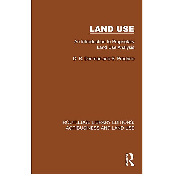Land Use, D. R. Denman, S. Prodano