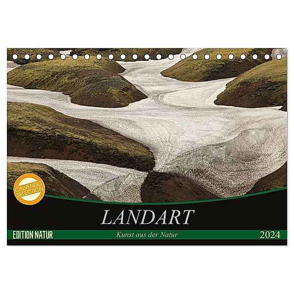 Landart - Kunst aus der Natur (Tischkalender 2024 DIN A5 quer), CALVENDO Monatskalender, Calvendo