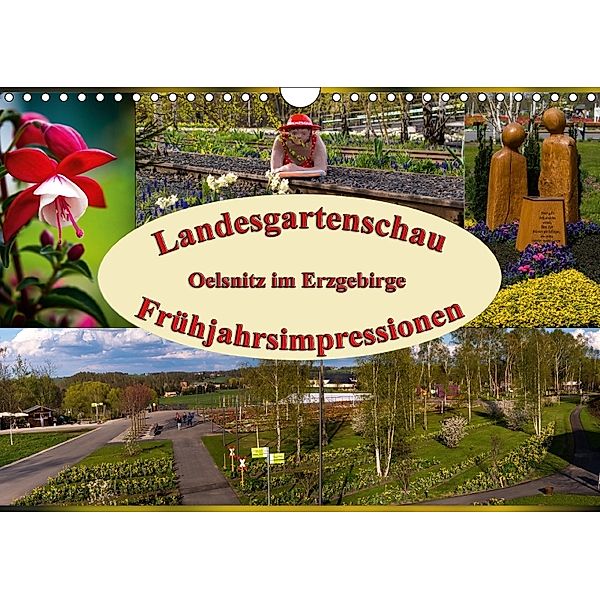 Landesgartenschau Oelsnitz im Erzgebirge - Frühjahrsimpressionen (Wandkalender 2018 DIN A4 quer), Lisa Birkigt