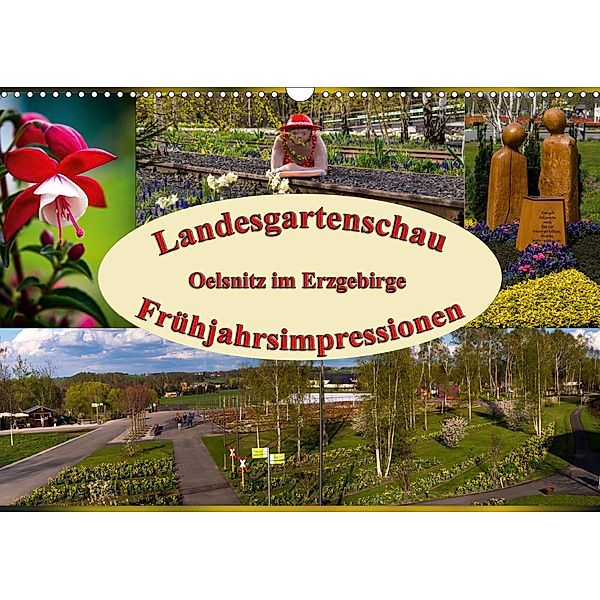 Landesgartenschau Oelsnitz im Erzgebirge - Frühjahrsimpressionen (Wandkalender 2021 DIN A3 quer), Lisa Birkigt