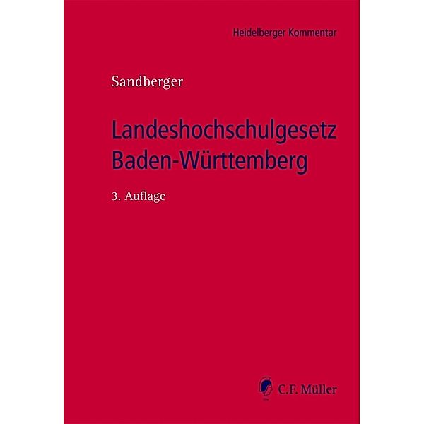 Landeshochschulgesetz Baden-Württemberg, Georg Sandberger