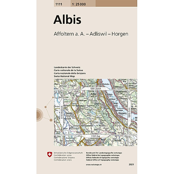 Landeskarte der Schweiz Albis