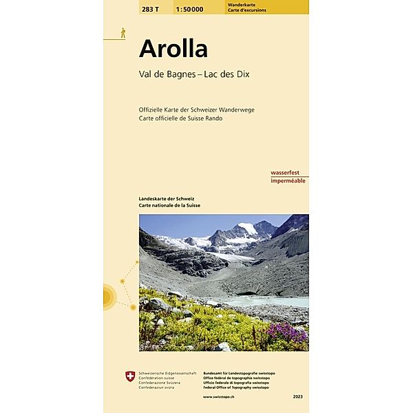 Landeskarte der Schweiz Arolla