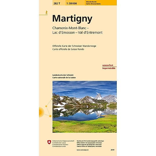 Landeskarte der Schweiz Martigny