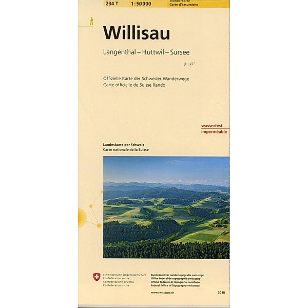 Landeskarte der Schweiz Willisau