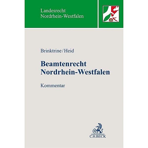 Landesrecht Nordrhein-Westfalen / Beamtenrecht Nordrhein-Westfalen, Kommentar
