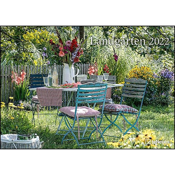 Landgärten 2022 - Foto-Kalender - Wand-Kalender - 42x29,7 - Garten-Kalender