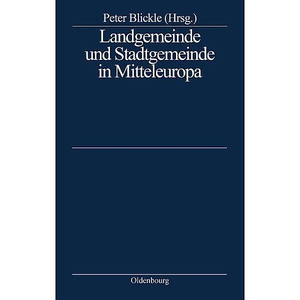 Landgemeinde und Stadtgemeinde in Mitteleuropa / Jahrbuch des Dokumentationsarchivs des österreichischen Widerstandes