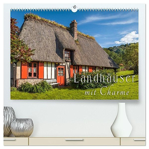 Landhäuser mit Charme (hochwertiger Premium Wandkalender 2024 DIN A2 quer), Kunstdruck in Hochglanz, Christian Müringer