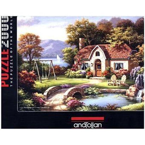 Landhaus mit Brücke(Puzzle)