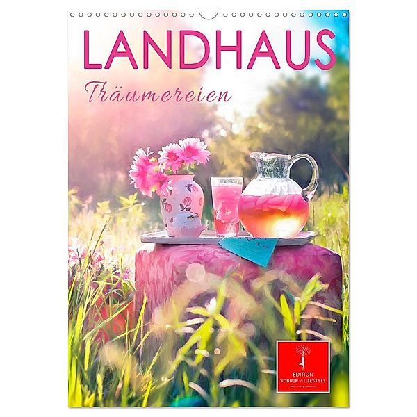 Landhaus Träumereien (Wandkalender 2025 DIN A3 hoch), CALVENDO Monatskalender, Calvendo, Peter Roder