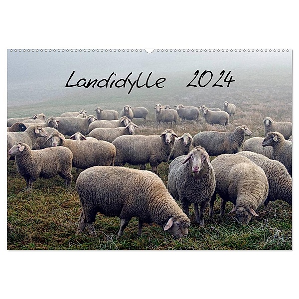 Landidylle 2024 (Wandkalender 2024 DIN A2 quer), CALVENDO Monatskalender, E. Ehmke ....international ausgezeichneter Fotograf...