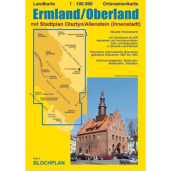 Landkarte Ermland/Oberland, Dirk Bloch