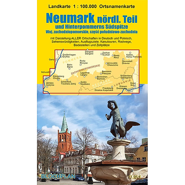 Landkarte Neumark - nördlicher Teil, Dirk Bloch