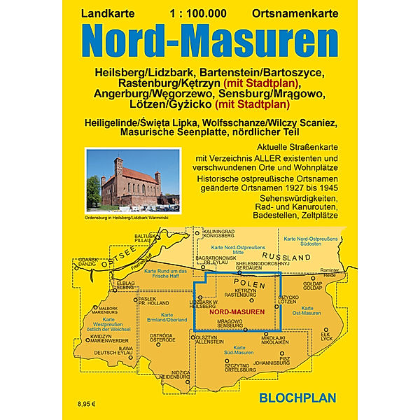 Landkarte Nord-Masuren, Dirk Bloch