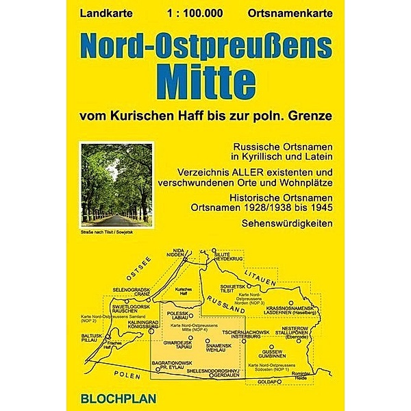 Landkarte Nord-Ostpreußens Mitte, Dirk Bloch