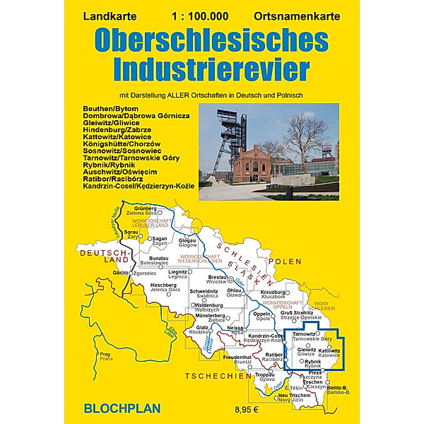 Landkarte Oberschlesisches Industrierevier, Dirk Bloch