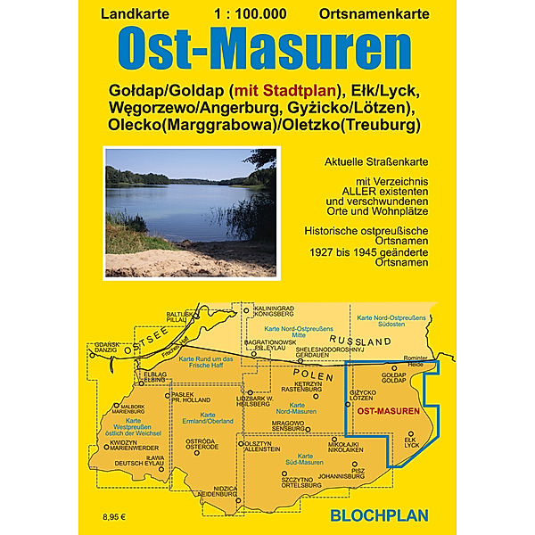 Landkarte Ost-Masuren, Dirk Bloch