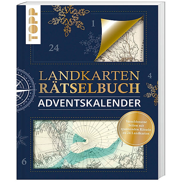 Landkarten Rätselbuch Adventskalender, Norbert Pautner