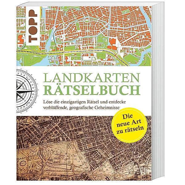 Landkarten Rätselbuch - die Rätselinnovation. SPIEGEL Bestseller, Norbert Pautner