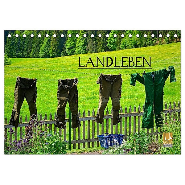 Landleben (Tischkalender 2024 DIN A5 quer), CALVENDO Monatskalender, Bildagentur Geduldig