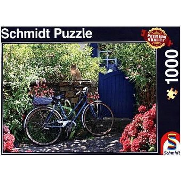 Landpartie mit Rad (Puzzle)