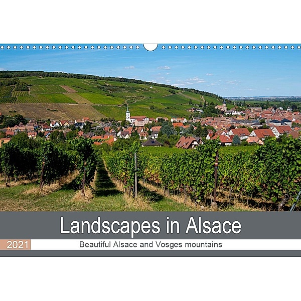 Landscapes in Alsace (Wall Calendar 2021 DIN A3 Landscape), Tanja Voigt