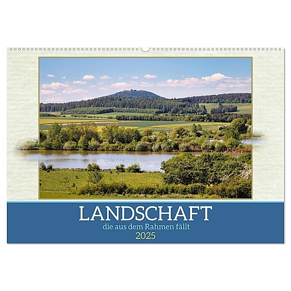 Landschaft, die aus dem Rahmen fällt (Wandkalender 2025 DIN A2 quer), CALVENDO Monatskalender, Calvendo, Sabine Löwer
