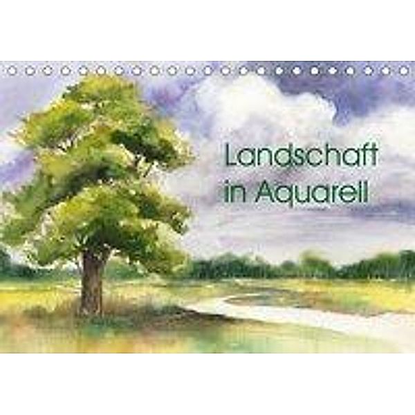 Landschaft in Aquarell (Tischkalender 2019 DIN A5 quer), Jitka Krause