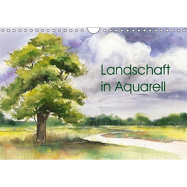 Landschaft in Aquarell (Wandkalender 2017 DIN A4 quer), Jitka Krause