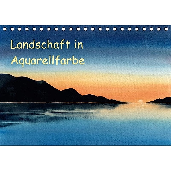 Landschaft in Aquarellfarbe (Tischkalender 2017 DIN A5 quer), Jitka Krause