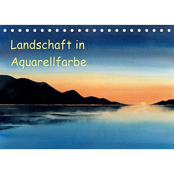 Landschaft in Aquarellfarbe (Tischkalender 2023 DIN A5 quer), Jitka Krause