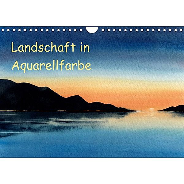 Landschaft in Aquarellfarbe (Wandkalender 2023 DIN A4 quer), Jitka Krause