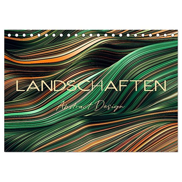 Landschaften Abstract Design (Tischkalender 2025 DIN A5 quer), CALVENDO Monatskalender, Calvendo, Peter Roder