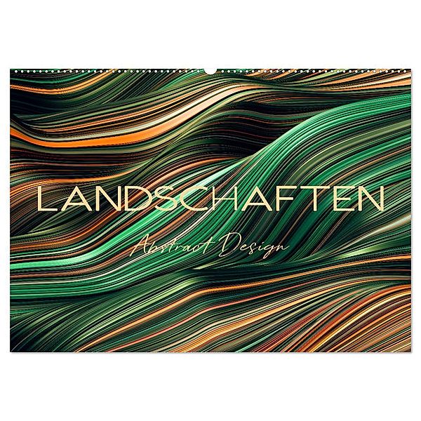 Landschaften Abstract Design (Wandkalender 2024 DIN A2 quer), CALVENDO Monatskalender, Peter Roder