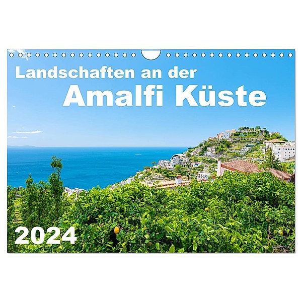 Landschaften an der Amalfi Küste (Wandkalender 2024 DIN A4 quer), CALVENDO Monatskalender, Alessandro Tortora
