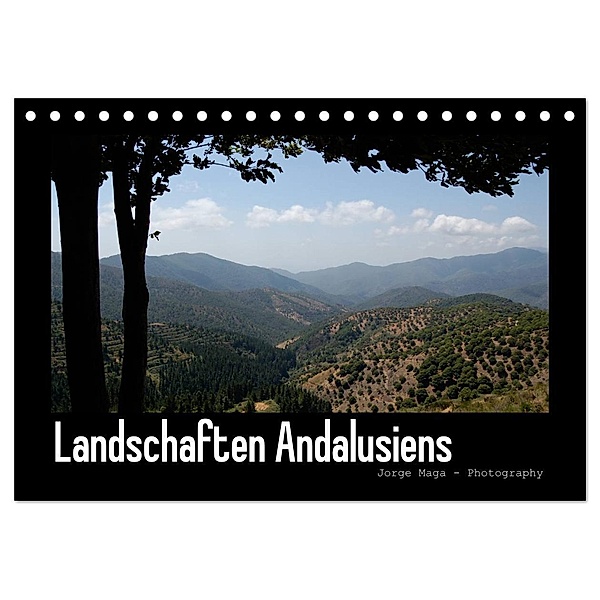 Landschaften Andalusiens (Tischkalender 2024 DIN A5 quer), CALVENDO Monatskalender, Jorge Maga