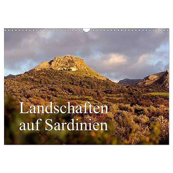 Landschaften auf Sardinien (Wandkalender 2024 DIN A3 quer), CALVENDO Monatskalender, Benny Trapp