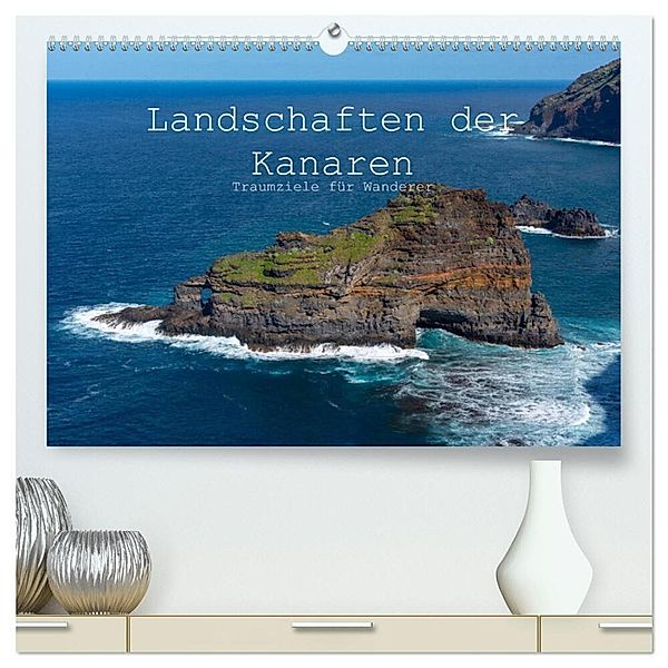 Landschaften der Kanaren - Traumziele für Wanderer (hochwertiger Premium Wandkalender 2025 DIN A2 quer), Kunstdruck in Hochglanz, Calvendo, Maren Müller