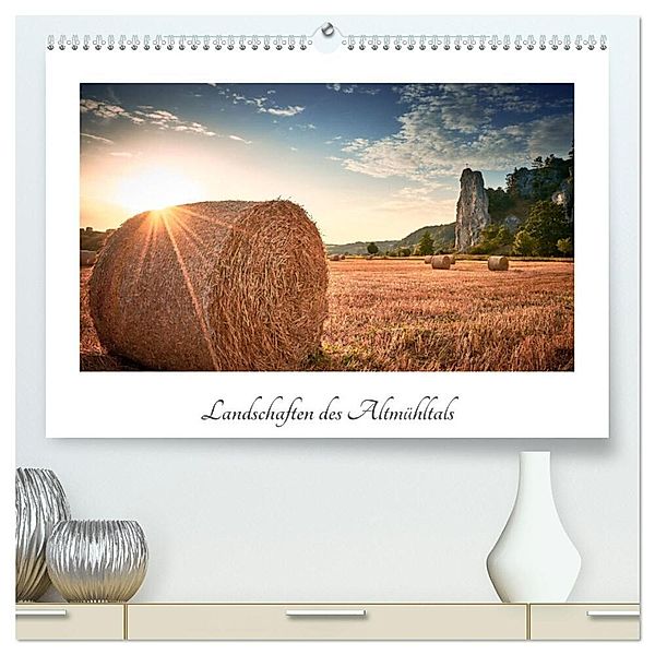 Landschaften des Altmühltals (hochwertiger Premium Wandkalender 2024 DIN A2 quer), Kunstdruck in Hochglanz, Markus Treffer