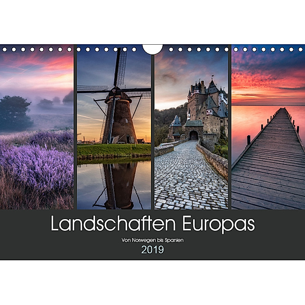 Landschaften Europas (Wandkalender 2019 DIN A4 quer), Adam Pachula