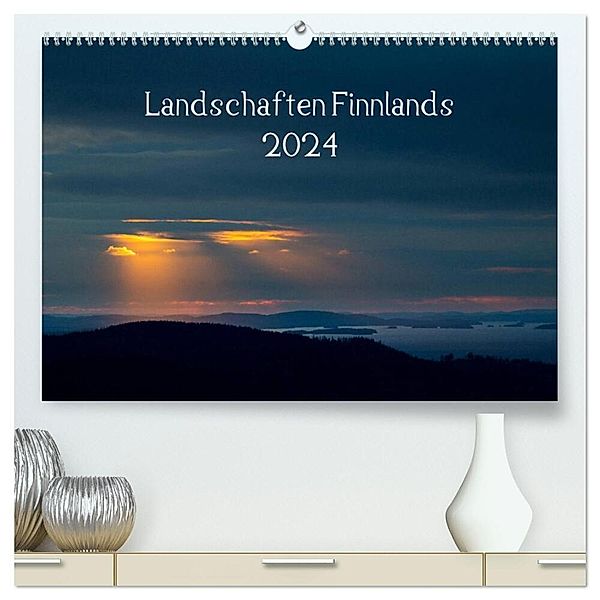 Landschaften Finnlands (hochwertiger Premium Wandkalender 2024 DIN A2 quer), Kunstdruck in Hochglanz, www.sojombo.de